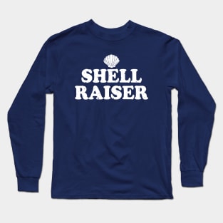 Shellraiser Sea Shell Shirt Cute Shells Funny Ocean Lover Gift Long Sleeve T-Shirt